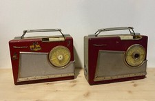 Lot 2 RADIOS repère C et D Vintage poste Transistor PHILIPS L3F 61 T  année 1958