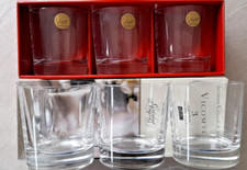 Cristal d'arques 6 gobelets forme basse modele Vicomte comme neuf