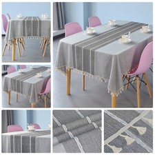 Rectangle Coton Table Tissu