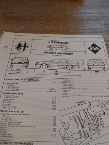 Alfa romeo 164 24 s - romeo, 3.0