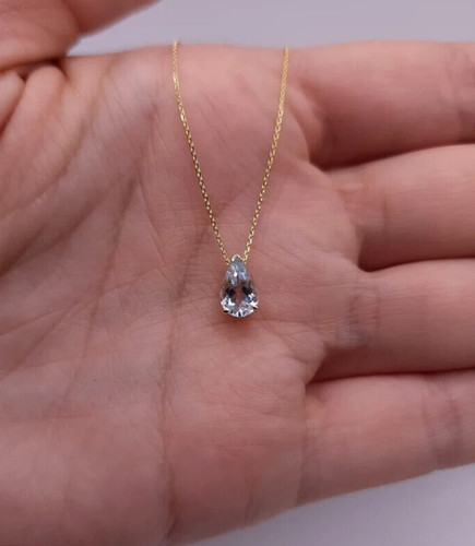 Collier taille poire - , pendentif