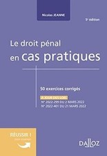 Le droit pénal en cas