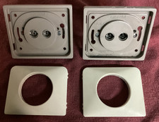 ARNOULD 1001 PRISE TV/FM  BLANC ( lot de 2 ) occasion