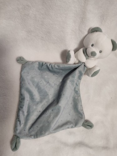 Doudou cad ours blanc - blanc, mouchoir