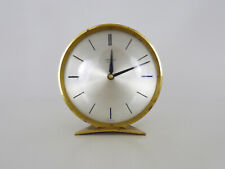 Horloge de table Laiton Junghans Ato - Mat Hollywood Regency Style vintage. 60