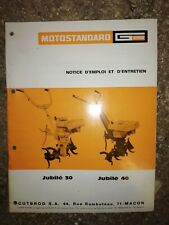 GUTBROD motoculteur Jubilé 30 40 notice d'emploi et d'entretien 1969