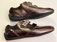 Chaussures de sport automobile Sparco en cuir taille 43 couleur bronze Mod. 7216