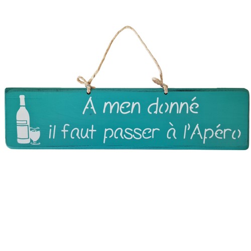 Plaque décorative turquoise - plaque,