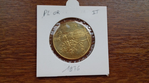 Monnaie plaqué italie 100 - italie,