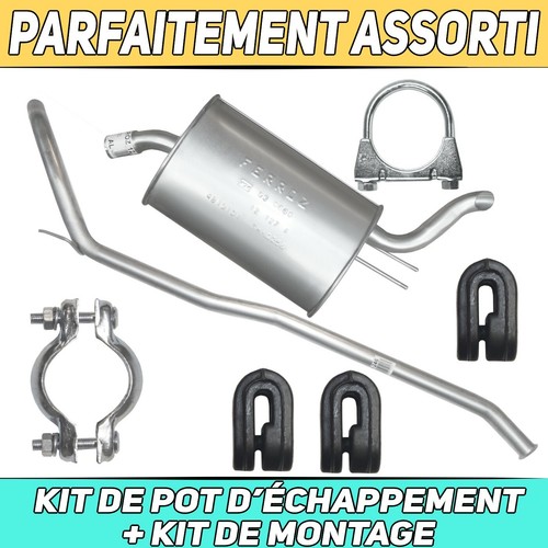 Kit pot échappement - kit,