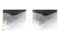 France Pont Montagne Photo Stereo Th3L1n17 Plaque de verre Vintage NEGATIF