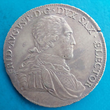 Allemagne , Deutschland , Saxe , Sachsen , 1 thaler taler 1800 I.E.C. km 1027.2