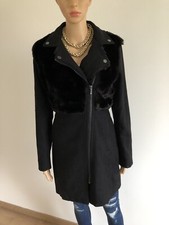 Manteau noir Morgan avec fausse fourrure taille 40 TBE