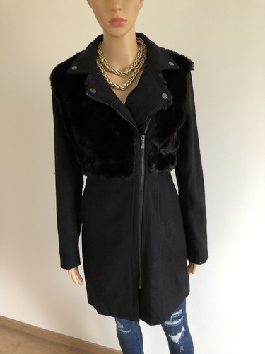 Manteau noir morgan - manteau,