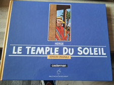 TINTIN LE TEMPLE DU SOLEIL - HERGE version original format italien
