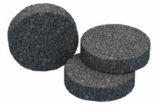 Styrofoam Rondelle Graphite