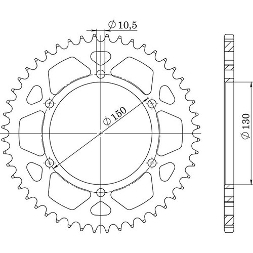 Engrenage acier p525 z42 - en,