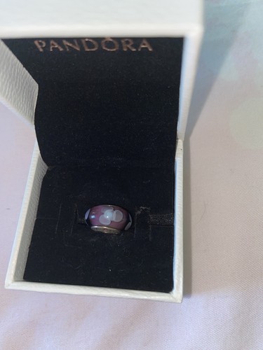 Pandora purple flower murano - pandora,