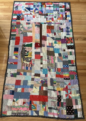 Vintage signed scrap cotton - vintage,
