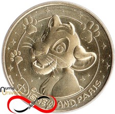 Médaille Souvenir Monnaie de Paris 2025 - Disneyland - Simba (77)