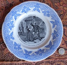 Assiette  "Histoire de rire"