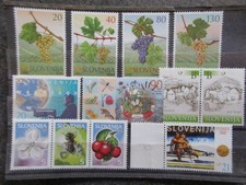 SLOVENIE timbres N° divers neufs ** faciale 8 € en bon état lot JG76