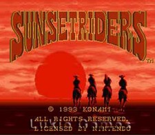 Sunset Riders - SNES Super