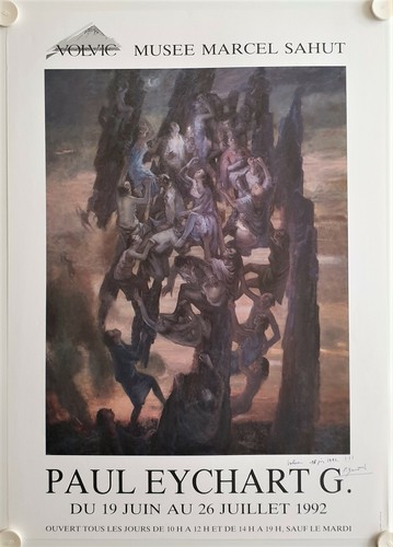 Affiche paul eychart 1992 - affiche,
