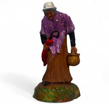 Femme parapluie Santon Ancien