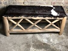 Banc en teck recyclé à