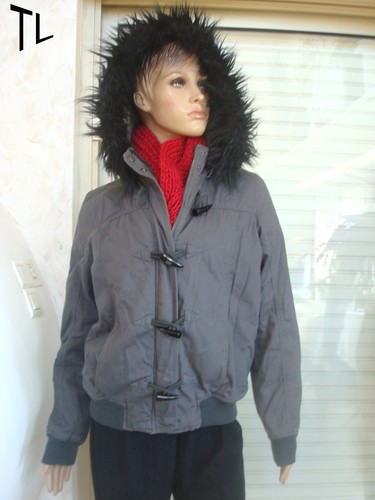 Blouson doudoune capuche - a,