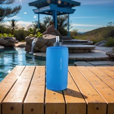 Bouteille d'eau légère pliable pour randonnée et activités de plein air 2000