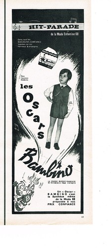 Publicite 1968 bambino le - ,