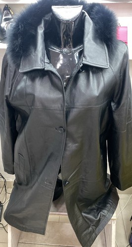Veste manteau véritable cuir - veste,