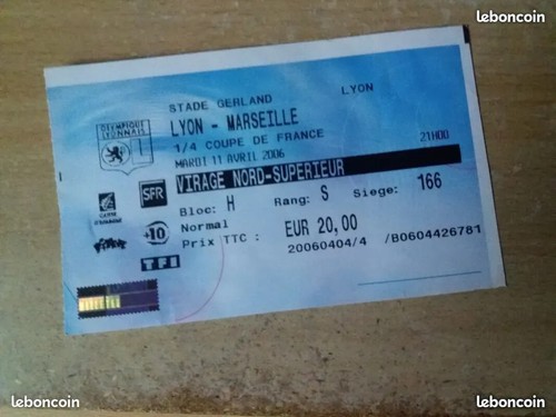 Billet match om - billet,