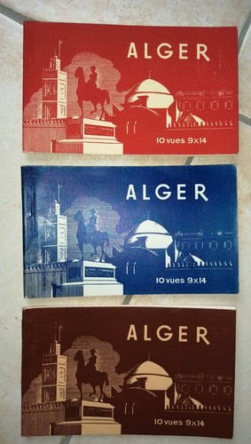Lot carnet 10 vues - de,