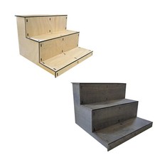 Présentoir en bois pour cupcakes, objets de collection, ornements, bougies,