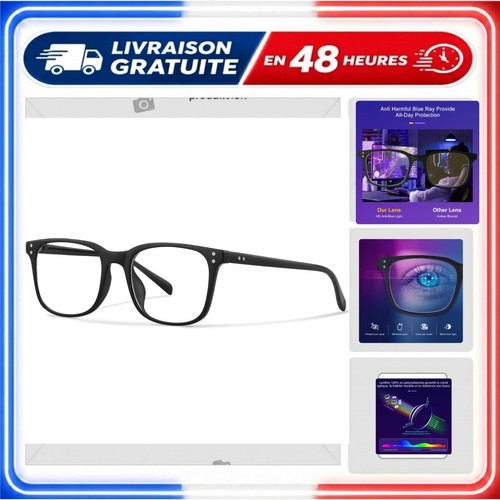 Lunettes anti lumière bleue - lunettes, anti-lumière