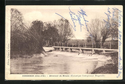 Cpa corberon deversoir du - cpa,