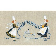 Kit point de croix Le Bonheur