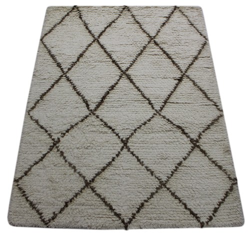 Tapis 100 laine marocain - laine,
