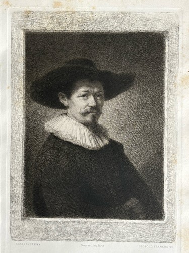 Rembrandt flameng gravure - rembrandt,