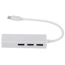 TYPEC TO USB2.0 100GbE Hub de