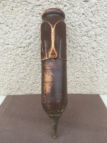 Ancien coffin bois - en,