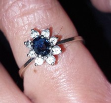 Superbe Bague marguerite or