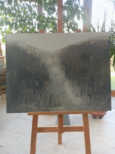 Grand tableau sur panneau alex - sur,