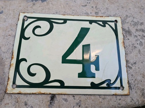 Ancienne plaque émaillée - , art