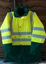 Veste Parka sécurité jaune fluo bandes réfléchissantes taille XL