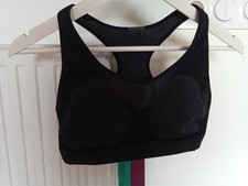 Brassière dos nageur noire - Domyos