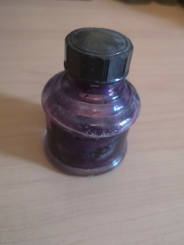 Ancien flacon encre - flacon, d'encre